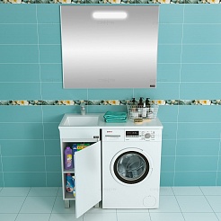 СанТа Мебель для ванной Марс 38 L напольная – фотография-4